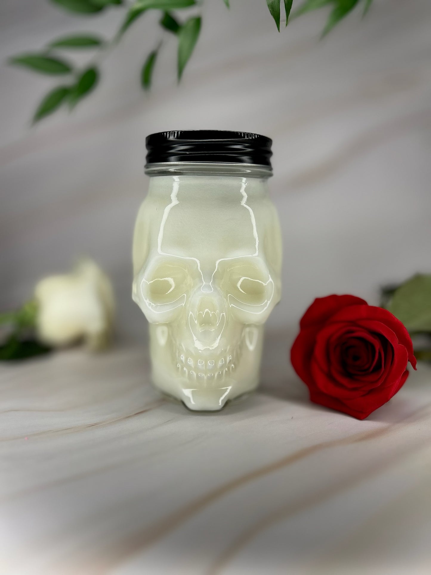 Love Skull Candle